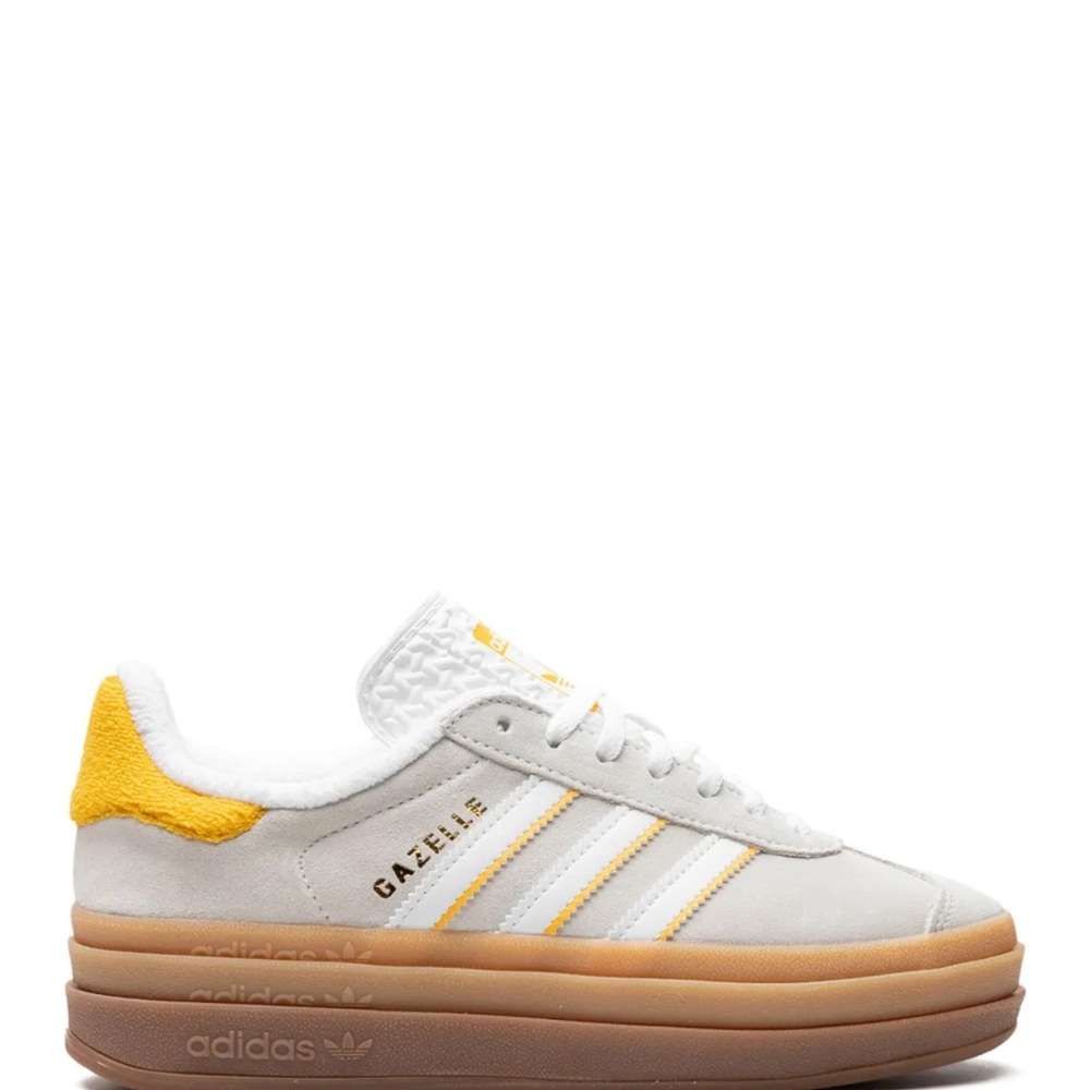 Adidas Gazelle Women's Sneakers - White and Gold